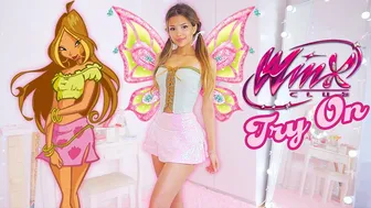 Recreating Winx Club Outfits ♡ MINI SKIRTS ♡ holly try on #1