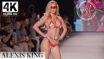 Join Bikini Fashion Model Alexis King Backstage at Miami Swim Week | Ultra 4K