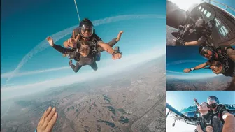 MY FIRST TIME SKYDIVING! *Crazy