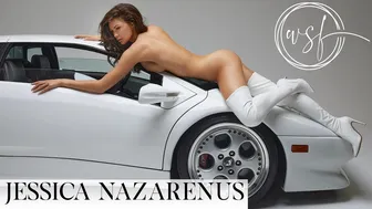 Jessica Nazarenus Bares All in Ultra 4K: Jaw-Dropping 90s Style Lamborghini Photoshoot #1