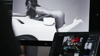 Jessica Nazarenus Bares All in Ultra 4K: Jaw-Dropping 90s Style Lamborghini Photoshoot #5