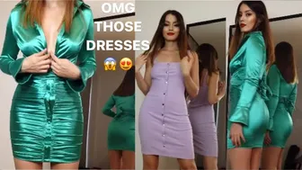 CLOTHING TRY ON HAUL - DRESSES | fashion nova #1