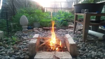 Hoop House Fire Pit!!!! #1