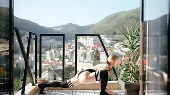 My Yoga on the balcony #4