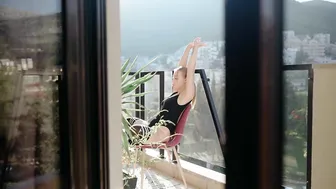 My Yoga on the balcony #5