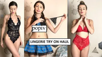 LACE LINGERIE TRY ON HAUL! | POPIV #1