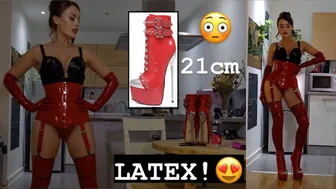 My first LATEX try on haul + crazy HEELS