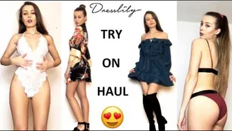 HOT DRESSLILY TRY ON HAUL | LINGERIE, CLOTHES, SHOES... #1