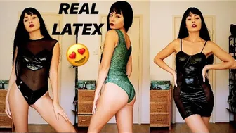 MY FIRST TRY ON WITH LATEX OUTFITS | REFETISH.com