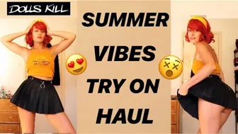 SUMMER VIBES TRY ON HAUL | DOLLS KILL #1