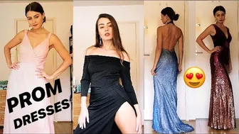 TRYING ON PROM / WEDDING DRESSES 2019 | Ever Pretty