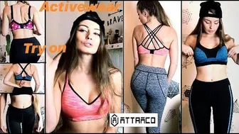 GYM TIME! LEGGINGS + BRA = ATTRACO ACTIVEWEAR TRY ON HAUL!