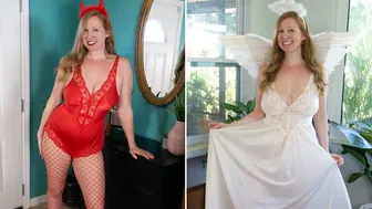 Making Halloween Costumes from Vintage Lingerie! #1