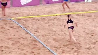 Alma Britez beach handball highlights #2