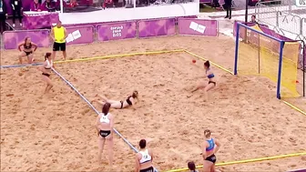 Alma Britez beach handball highlights #5