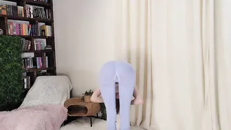 Yoga Pants Try On - Transparent Test #4