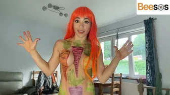 How To Cook Carrots With Honey in BodyPaint / Como Cocinar Zanahorias Con Miel / Receta Zanahorias