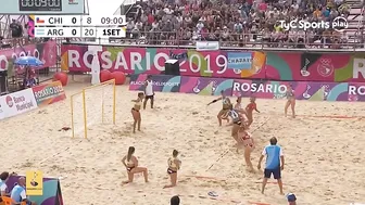 Argentina vs Chile Beach handball 2019 #4