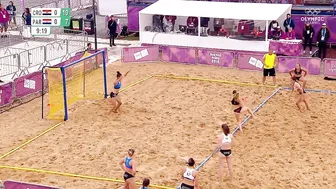 Alma Brítez beach handball best plays #4