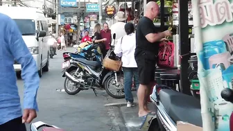 Pattaya Soi Buakhao and Beach Road Scenes today #4