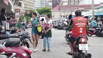 PATTAYA STREET SCENES,Soi Buakhao and Beach Road Beautiful Scenes, Thailand #2