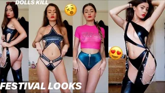 FESTIVAL LOOKS 2019 | DOLLS KILL TRY ON HAUL #1