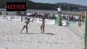 Ruiz/Baños vs Bouza/Bouza beach volley 1st set #3