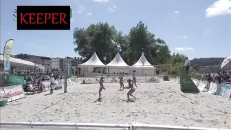 Ruiz/Baños vs Bouza/Bouza beach volley 1st set #5