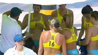 Aline Viana beach handball skills #2