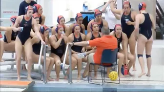 Bucknell (blue) vs Brown (black) waterpolo highlights #4