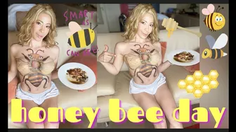 Dia Internacional De La Abeja Receta + BodyPaint // Recipe Honey Bee Day // Salmon Miel Dia Abejas