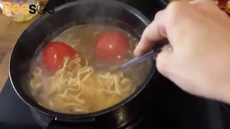 Como Cocinar Pasta Con Vegetables // How to Cook Pasta With Vegetables BodyPaint Corazones Hearts #3