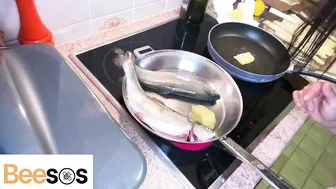 How To Cook A Trout Fish + Body Painting Fish / Como Cocinar Pescado / Recipe Fish / Receta Pescado #3