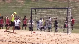 Beach Handball brazilian teams shootouts #2