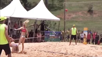 Beach Handball brazilian teams shootouts #3