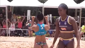 Beach Handball brazilian teams shootouts #5