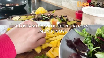 Receta Ensalada De Mango / Como Cocinar Ensalada De Mango / How To Cook Mango Salad / Mango Recipe #4