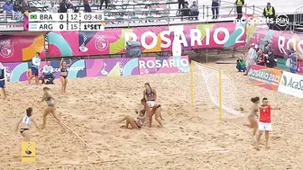 Argentina vs Brazil beach handball epic match #3