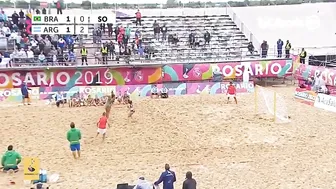 Argentina vs Brazil beach handball epic match #5