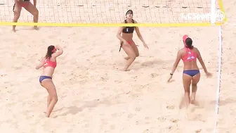 Colombia vs Chile beach volley 1st set #2