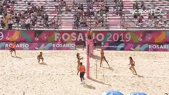 Colombia vs Chile beach volley 1st set #3