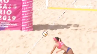 Colombia vs Chile beach volley 1st set #5