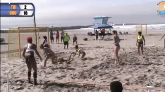 Uruguay vs Trinidad & Tobago beach handball panam 2018 #4