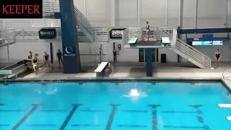 Megan Pfiher diving 2024 #2