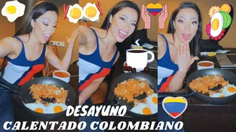 CÓMO HACER UN CALENTAO COLOMBIANO // Desayuno Tipico Tradicional Colombiano / Calentado En Colombia #1