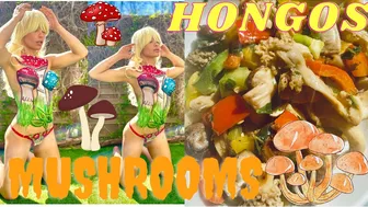 How To Cook BodyPaint Mushrooms Champiñones Salteados Con Paprika // Como Cocinar Hongos Champiñones