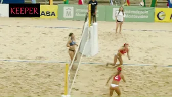 Beach Volley Chile vs Uruguay 1st set #2