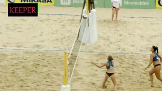 Beach Volley Chile vs Uruguay 1st set #3