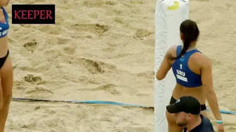 Beach Volley Chile vs Uruguay 1st set #4