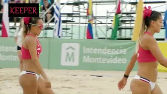 Beach Volley Chile vs Uruguay 1st set #5